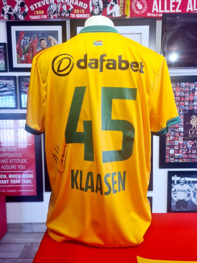 South Africa - Heinrich Klaasen Signed T20 Shirt