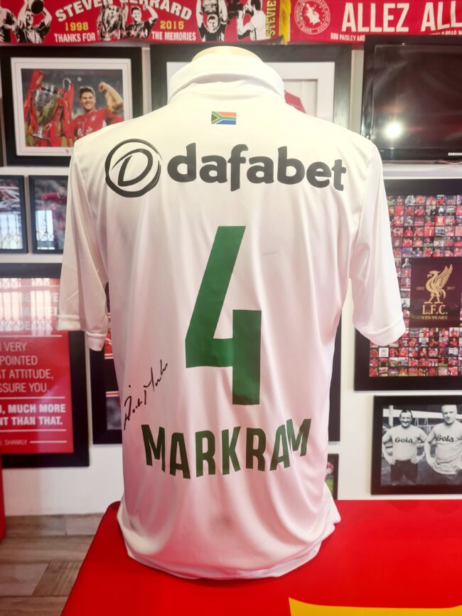 South Africa - Aiden Markram Signed Test Shirt
