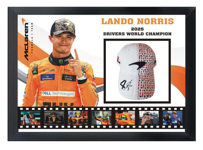 Lando Norris Signed McLaren F1 Team Signed Cap