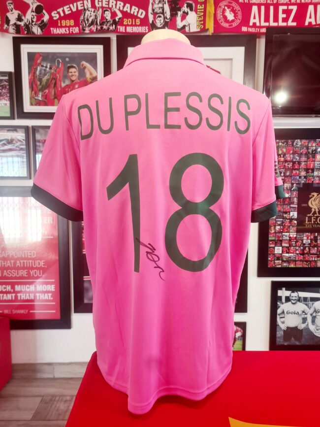 South Africa - Faf Du Plessis Signed ODI Shirt