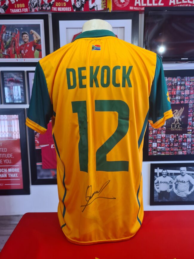South Africa - Quinton De Kock Signed T20 World Cup Shirt