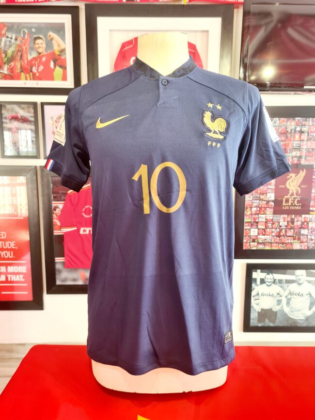 Alternative view of France - Kylian Mbappé Signed Shirt