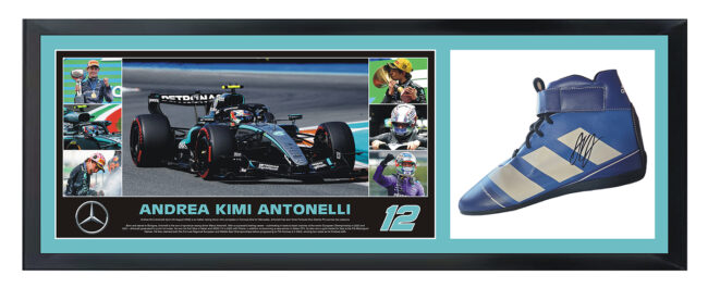 Kimi Antonelli Signed Racing Boot
